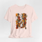 African Art T-Shirt "Ancestral Echoes" Graphic Becheretty - Abstract style - Ethno-Contemporary Fashion