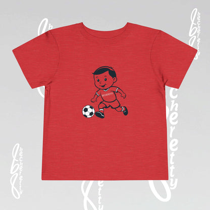 Toddler T'Shirt for Playful Days By Becheretty Design - Casual Toddler Wear - Soccer Lovers