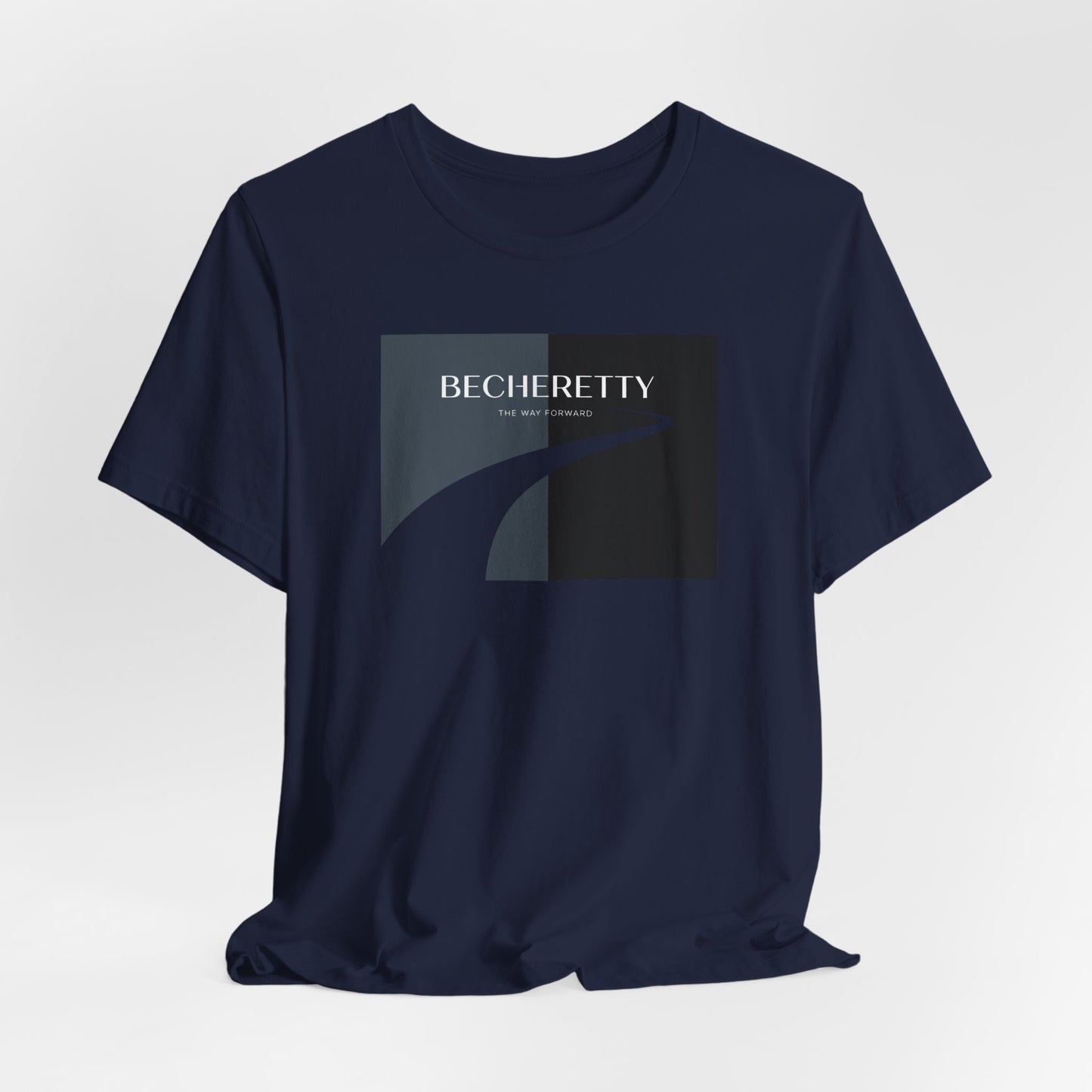 The Way Forward | Minimalist Cubist Graphic Tee Becheretty - Casual Wear, Gift Idea, Streetwear, Everyday Comfort