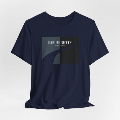 The Way Forward | Minimalist Cubist Graphic Tee Becheretty - Casual Wear, Gift Idea, Streetwear, Everyday Comfort