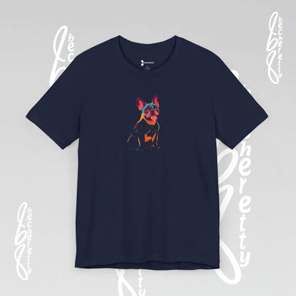 French Bulldog - T-Shirt - Artistic Graphic Design Becheretty - Unisex - Perfect Gift Dogs Lovers