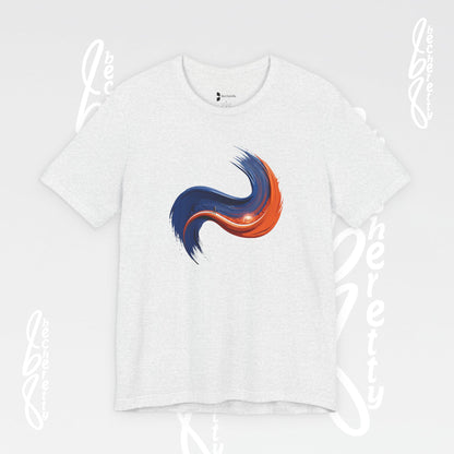 Graphic Abstract Colorful Brushstroke Tee - Art Minimalist Becheretty - Casual Wear - Authentic Apparel