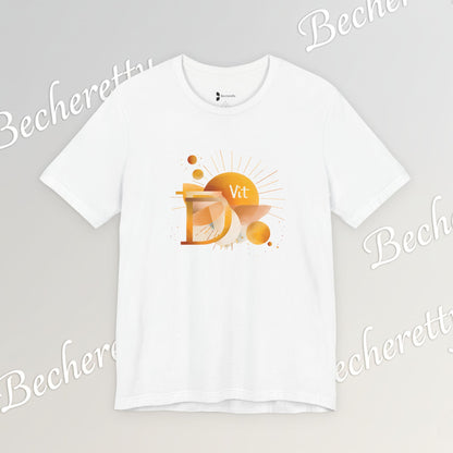 Golden Source Tee "Vit.D" A statement piece from Becheretty that symbolizes vitality, optimism, and inner shine.
