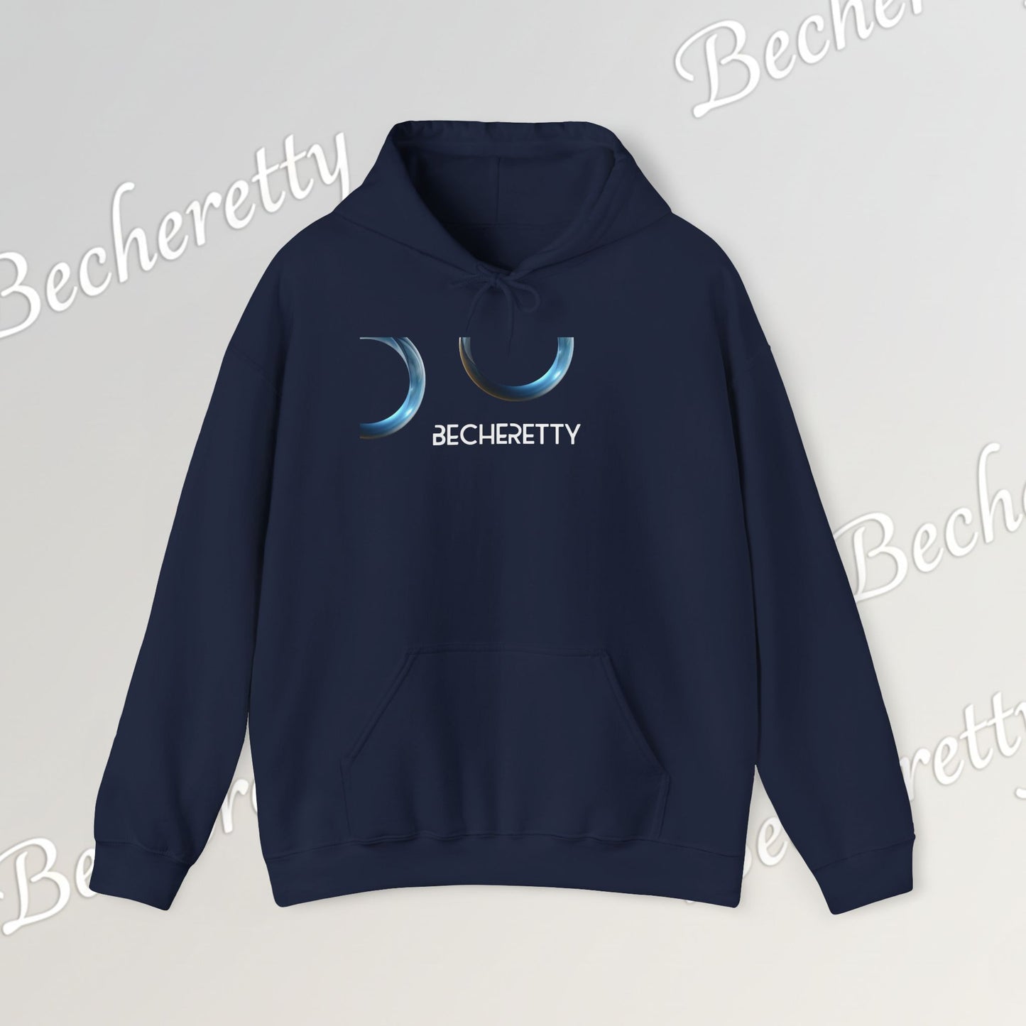 Broken Vector Hooded - Minimalist Design Becheretty - Art Lovers Statement