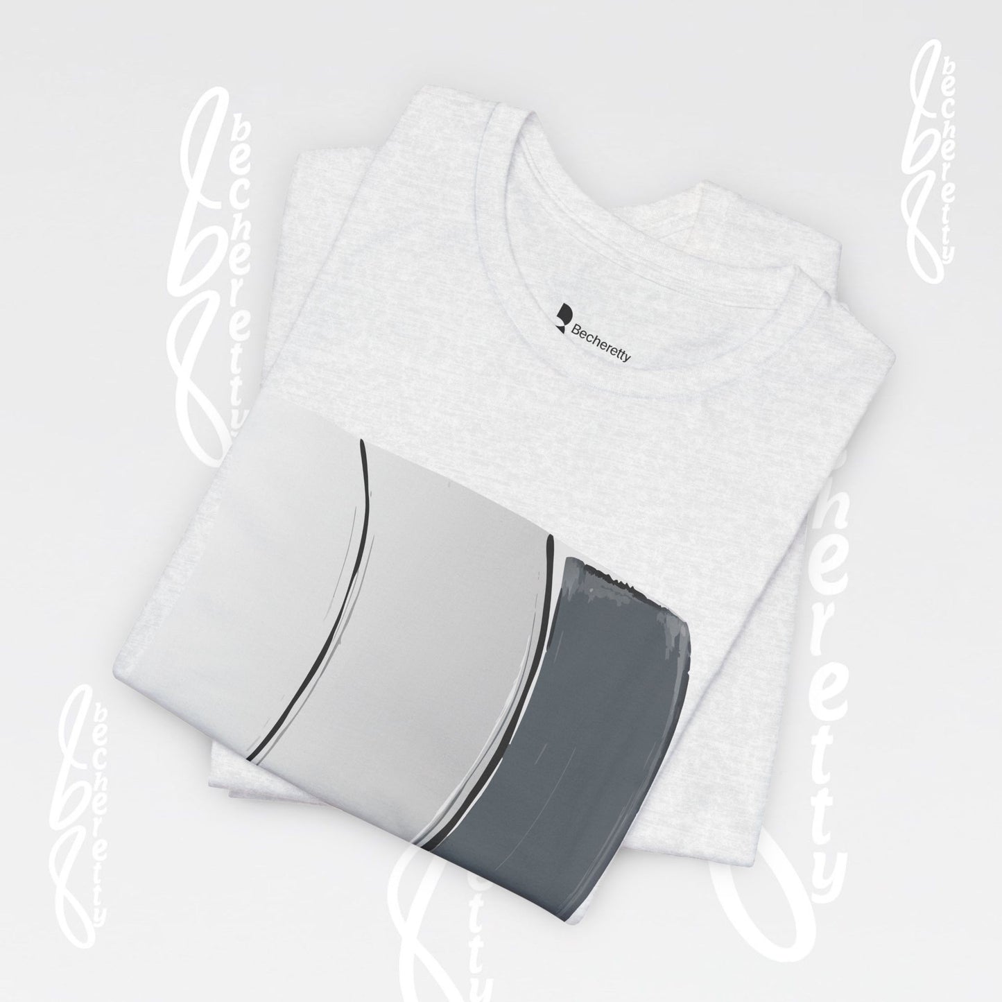 Modern Minimalist Becheretty design - Unisex Tee - Stylish Graphic - Summer - Casual Wear