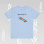 Rainbow Skateboard Tee - Becheretty design, perfect gift for skater lovers.