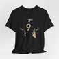 Soccer T-Shirt - Number 9 - Minimalist Graphic Becheretty - Athletic apparel - Everyday Fashion