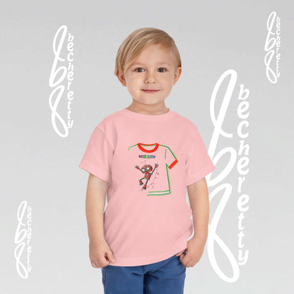Toddler T-Shirt - Funny Robot Character Becheretty - Casual Kids outfit