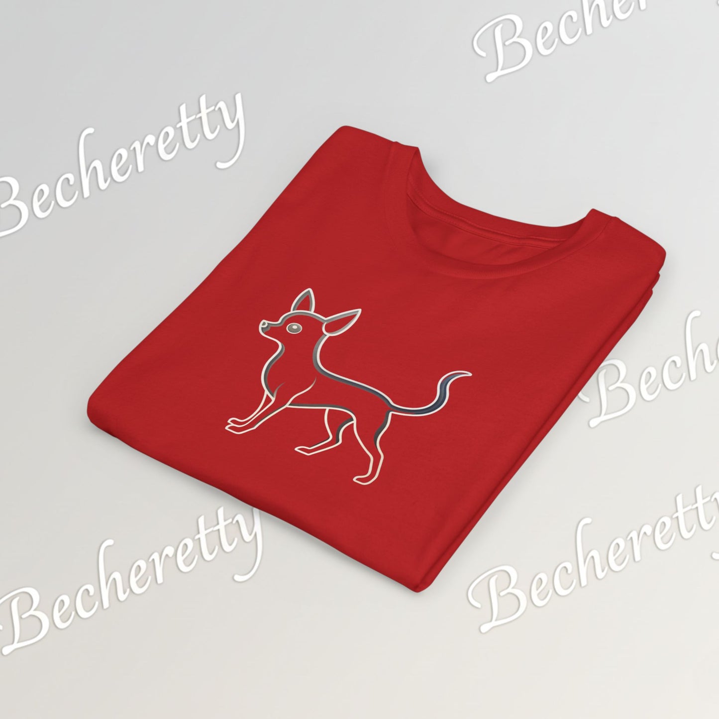 Youth T'Shirt - Graphic Chihuahua - Art Minimalist Becheretty - Perfect gift for Pet Lovers