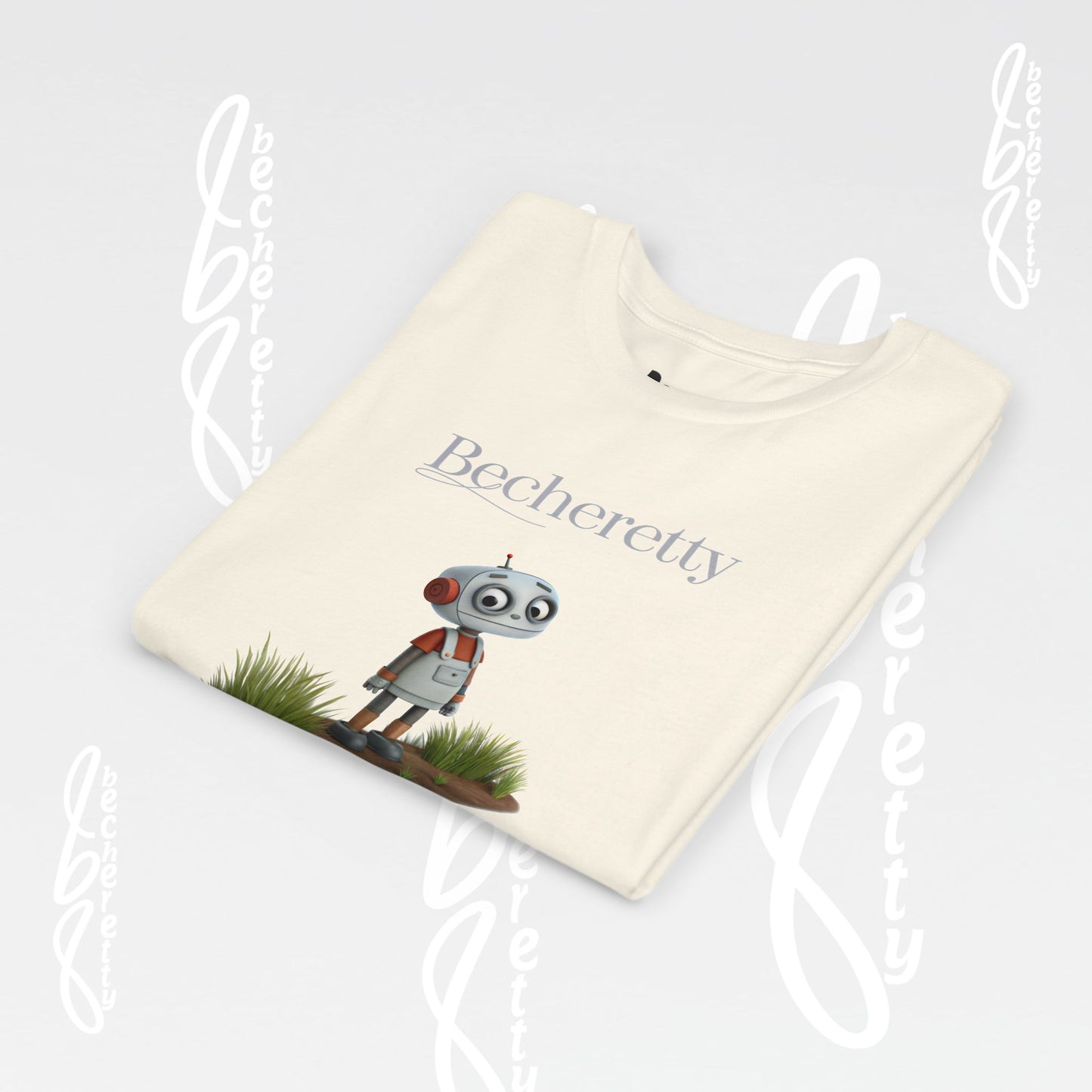 Youth T-Shirt short sleeve - Becheretty Graphic - Funny Robot - Casual Wear - Unique Kids Apparel