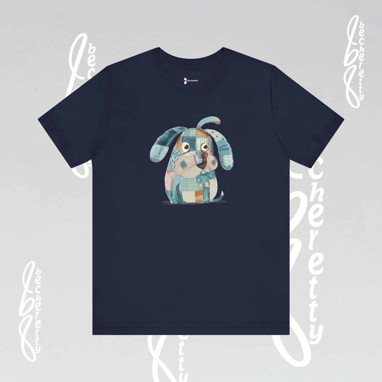 Dog Lovers Tee "Frenchie" Art Graphic Becheretty - Special gift for French Bulldog owners - Casual Wear