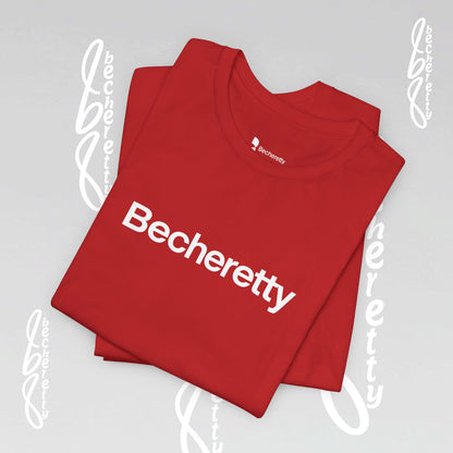 Short Sleeve Tee Becheretty  "Minimalist Design. Maximum Impact" Express Yourself. Casual Wear