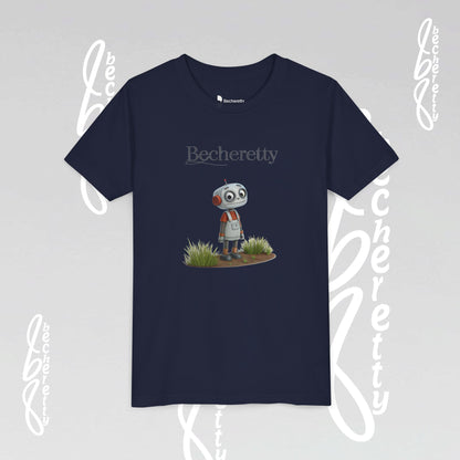 Youth T-Shirt short sleeve - Becheretty Graphic - Funny Robot - Casual Wear - Unique Kids Apparel
