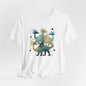 Abstract Balance "Dino"  Modern Graphic T-Shirt - Art Graphic Becheretty - Original abstract Illustration