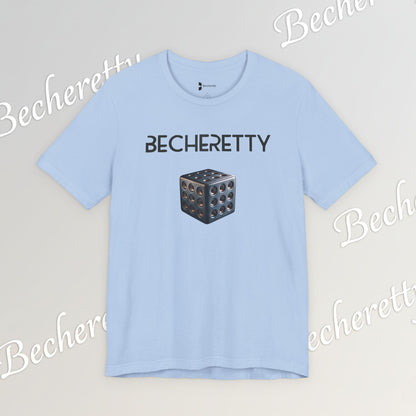Becheretty Cube T-Shirt – Minimalist Geometric Graphic Art Expression - Casual wear - Gamers Gift