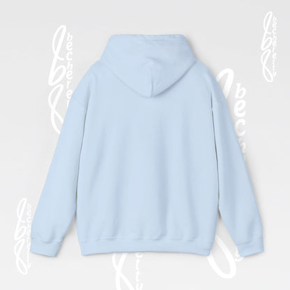 Abstract Blue Brushstroke Hoodie - Art Graphic Becheretty - Comfort and style with this Unisex Heavy Blend