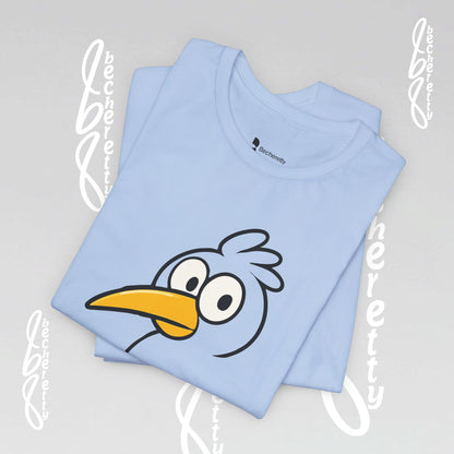 Artistic Minimalist Graphic Becheretty T-shirt - Inspired by a child's drawing - Every Mind Can Fly - Celebrating Neurodiversity.
