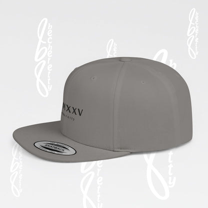 Snapback Cap Baseball - Becheretty MMXXV Graphic Art Minimalist
