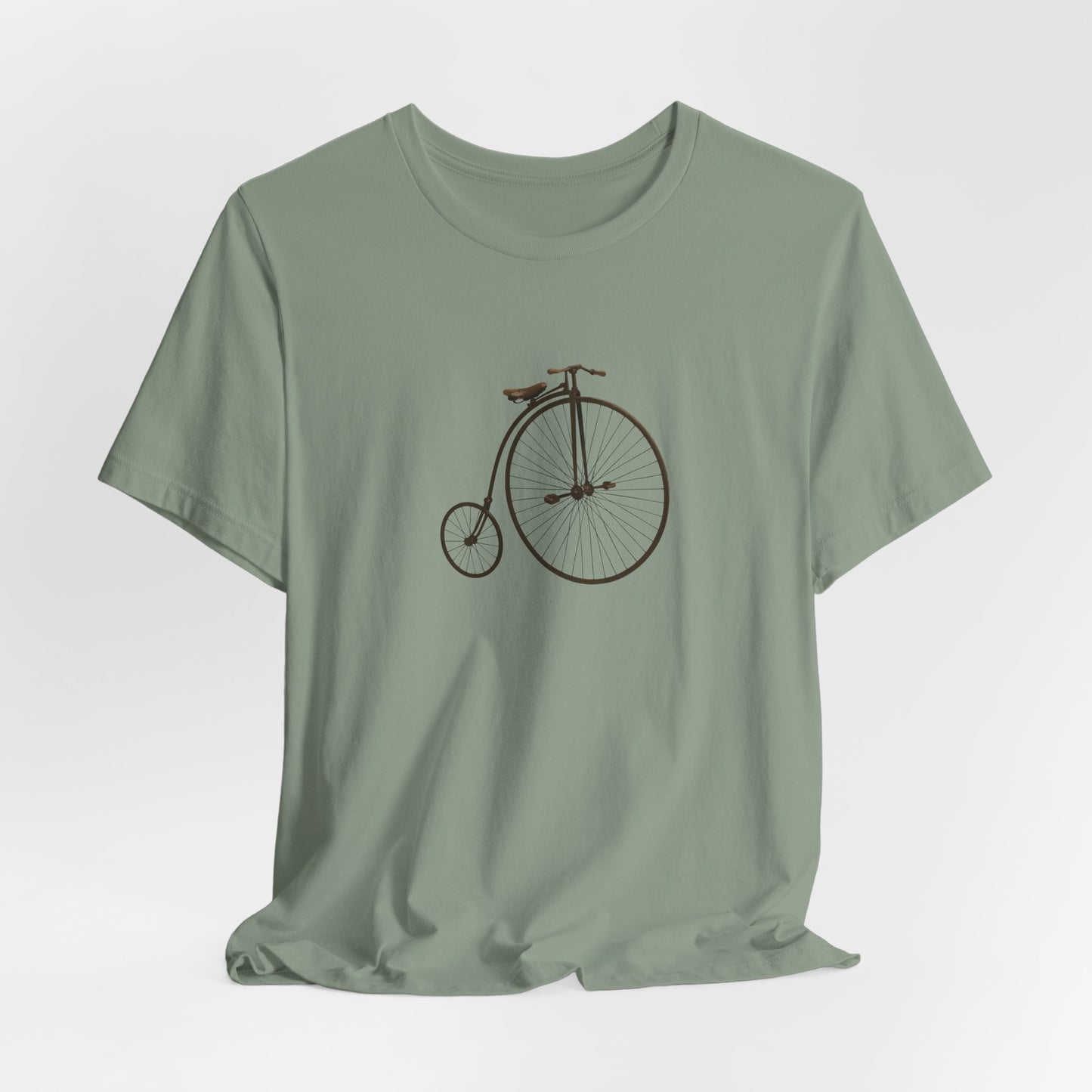 Penny-Farthing Vintage Bicycle Tee - Graphic Minimalist Tee Becheretty - Perfect T-Shirt for Cycling Enthusiasts, Casual wear