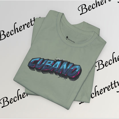 Graphic Tee "Cubano" Minimalist Art Graphic Becheretty - T-shirt that expresses confidence - Casual Wear