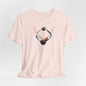 Abstract Orbital Necklace Tee - Art Graphic Minimalist Becheretty - Wearable artwork