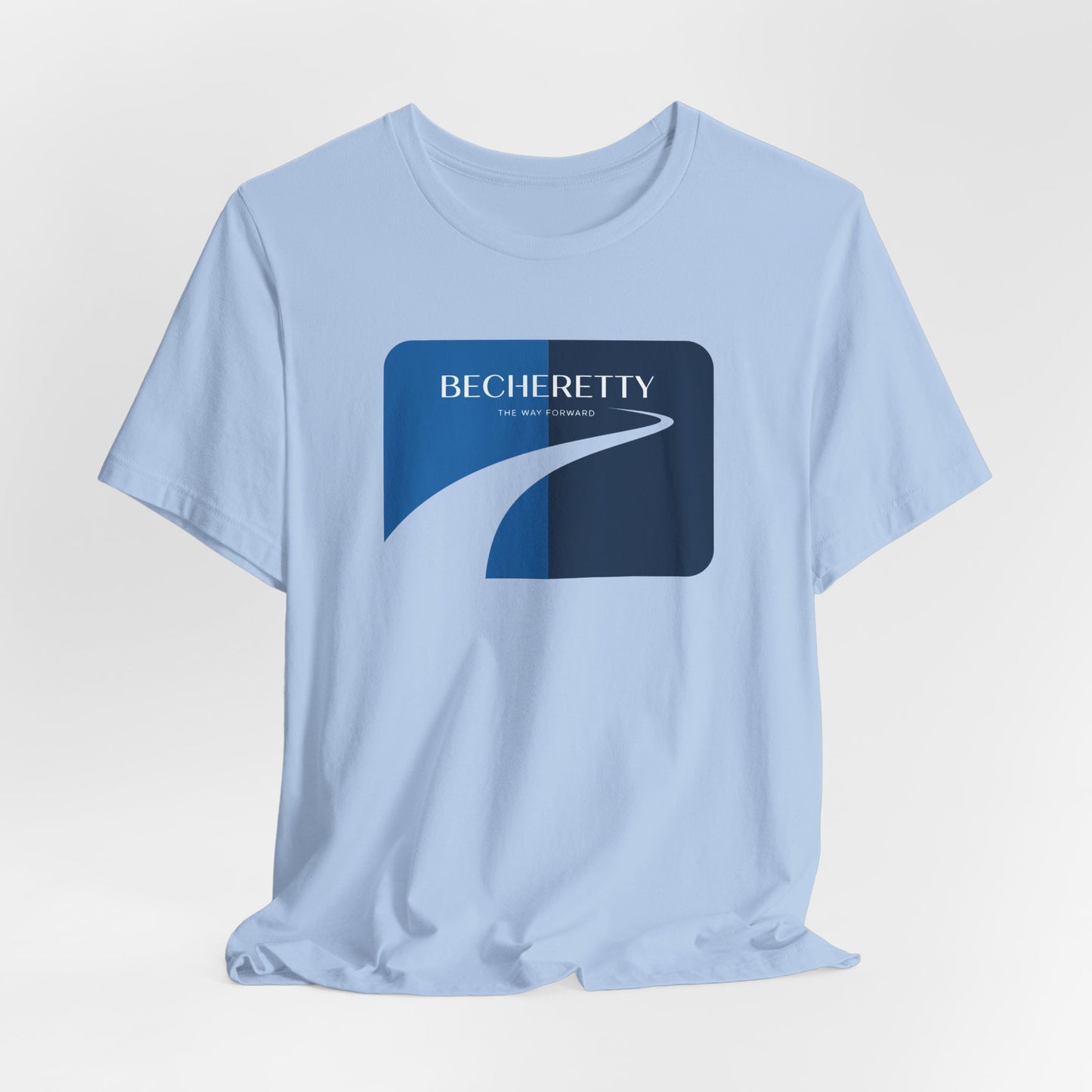 Becheretty Logo Tee — Minimal Retro Road Graphic Art Minimalist Becheretty -  Summer Outing, Casual wear