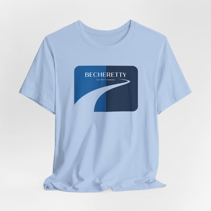 Becheretty Logo Tee — Minimal Retro Road Graphic Art Minimalist Becheretty -  Summer Outing, Casual wear