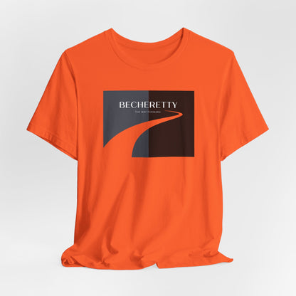 The Way Forward | Minimalist Cubist Graphic Tee Becheretty - Casual Wear, Gift Idea, Streetwear, Everyday Comfort