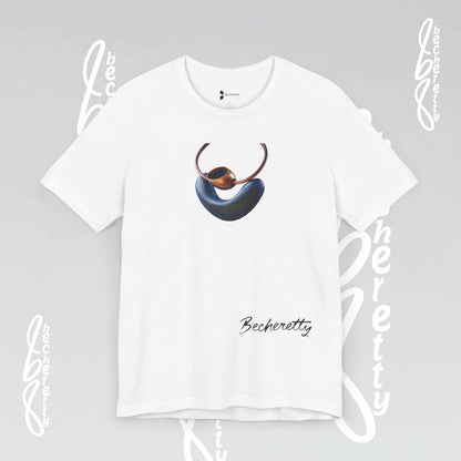 Necklace - Artistic design - T-Shirt short sleeve Becheretty- Fashion Casual Wear - Ideal Gift for Women