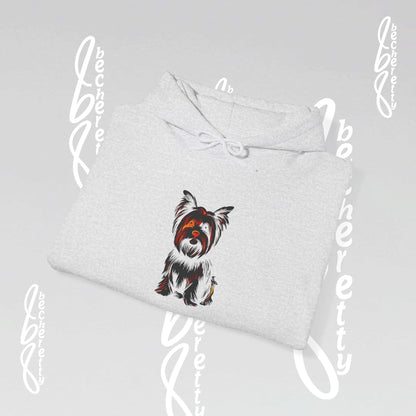 Yorkshire Graphic Hoodie Becheretty - Unisex - A great gift for Yorkie lovers