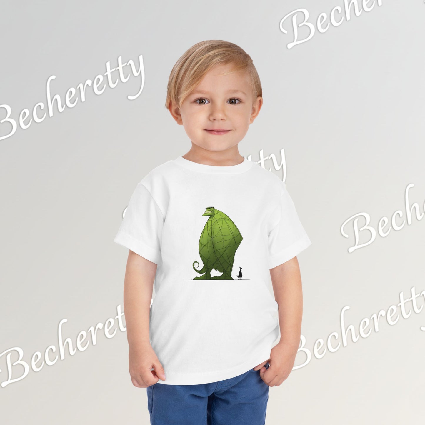 Gentle Giant & Tiny Friend Toddler Graphic Tee - Art Minimalist Becheretty