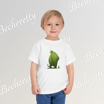 Gentle Giant & Tiny Friend Toddler Graphic Tee - Art Minimalist Becheretty