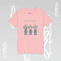 Youth T-Shirt short sleeve  "Three Funny Kid Robots" Graphic Becheretty - Original gift for birthdays