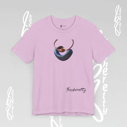 Necklace - Artistic design - T-Shirt short sleeve Becheretty- Fashion Casual Wear - Ideal Gift for Women