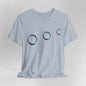 Moon Phase Tee — Minimal Lunar Circle T-Shirt - Art Graphic Becheretty - Everyday outfit