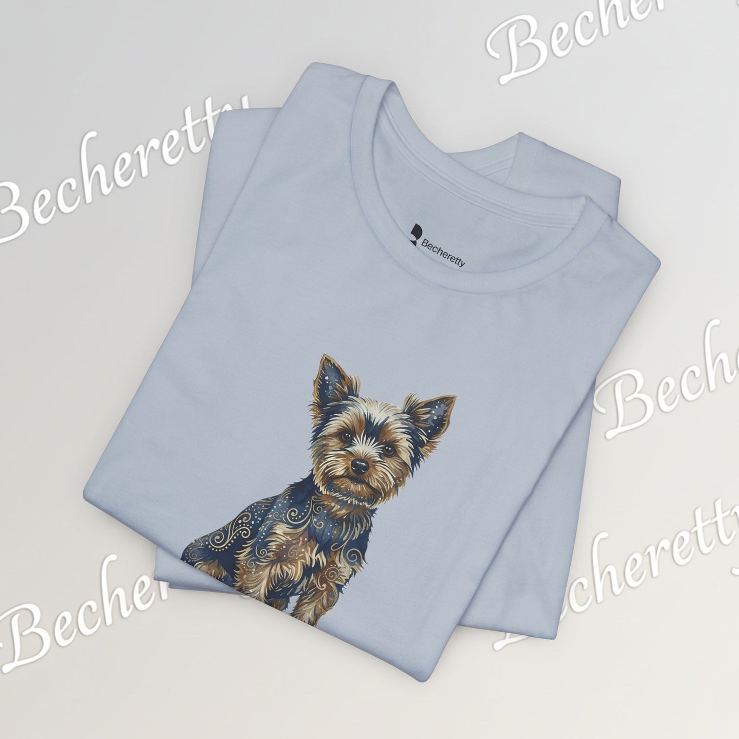 Yorkie T'Shirt - Art Graphic Becheretty - Perfect gift for Pets Lovers - Casual Wear