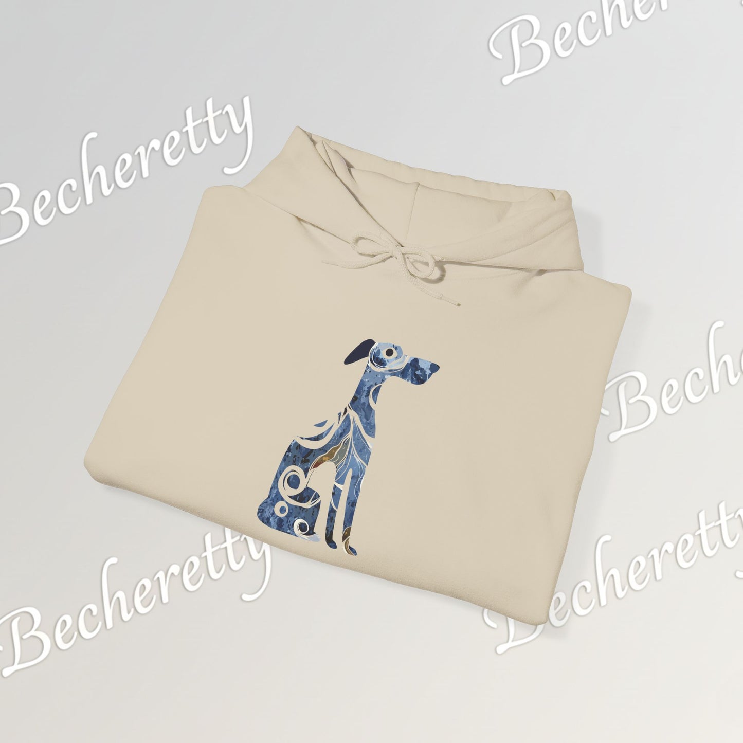Artistic Dog Silhouette Hoodie - Graphic Becheretty - Perfect gift for dog lovers