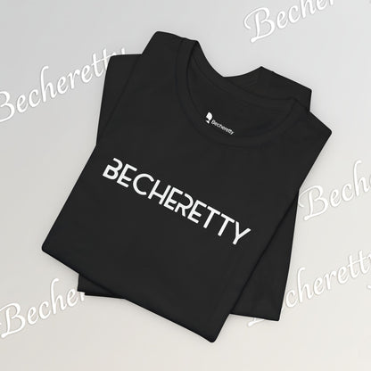 Short Sleeve Tee Becheretty  "Minimalist Design. Maximum Impact" Express Yourself. Casual Wear