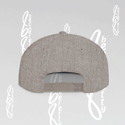 Unique Ghost Headphones Flat Bill Snapback Hat - Art Graphic Becheretty