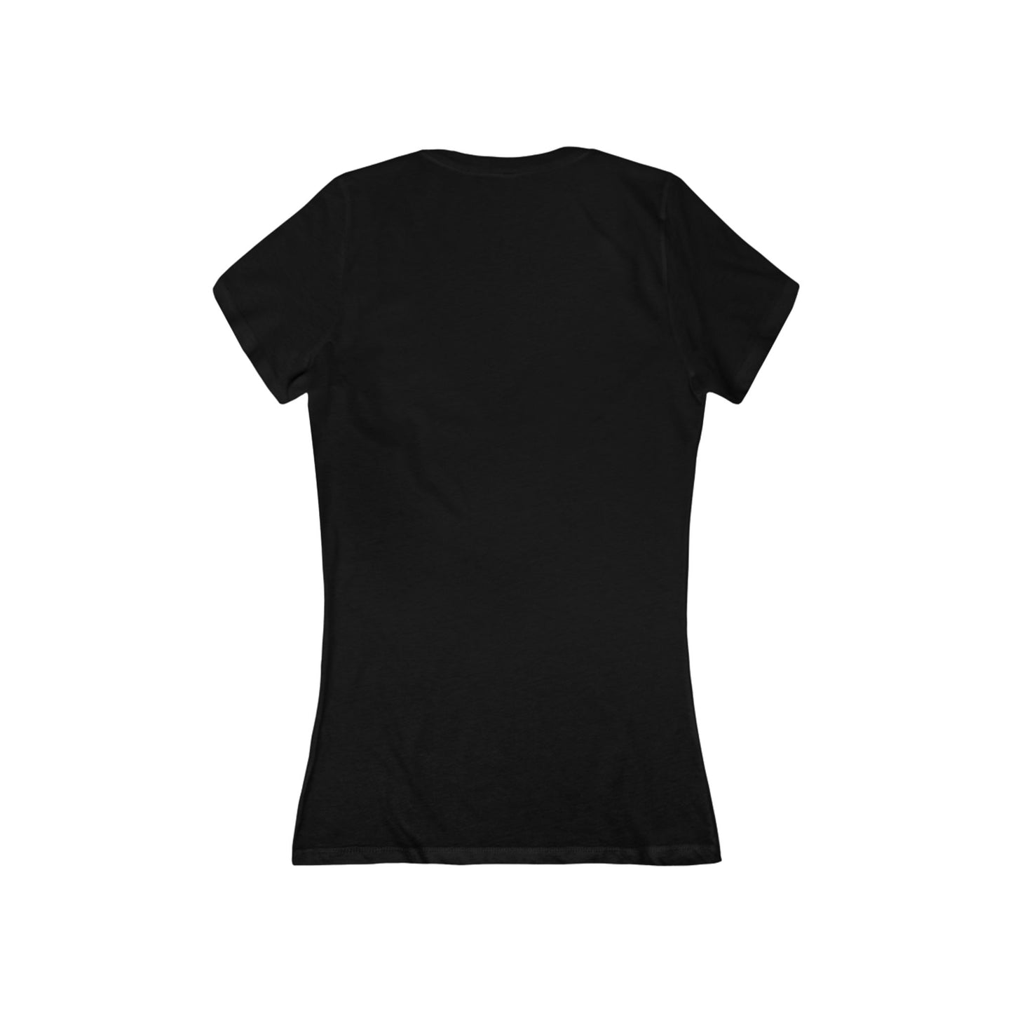 LOVE Deep V-Neck Tee — Styled as a plush, fur-covered object - Art Graphic Minimalist Becheretty