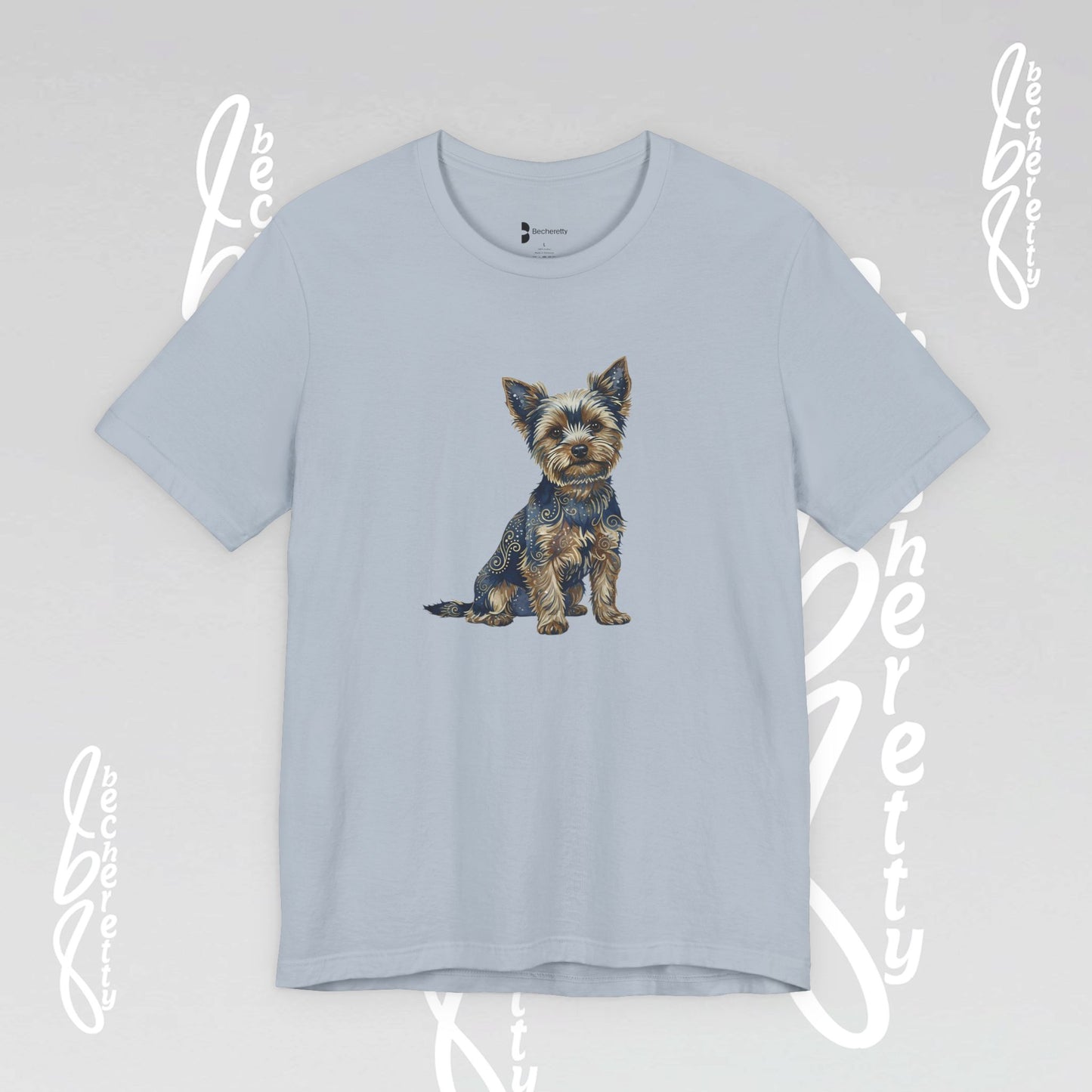 Yorkie T'Shirt - Art Graphic Becheretty - Perfect gift for Pets Lovers - Casual Wear