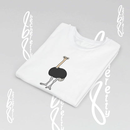 Youth Ostrich Graphic Tee - Becheretty desing for Kids, Cool Summer Top, Gift for Birthdays, Animal Lovers Tee