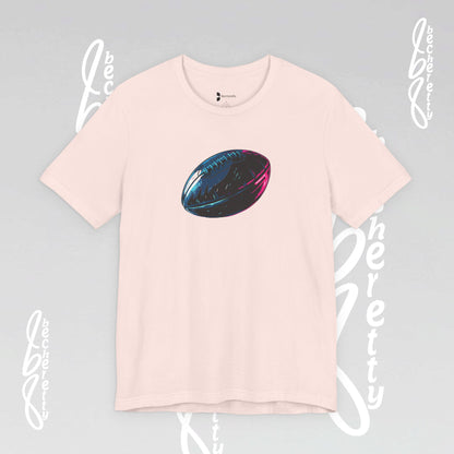 American Football T-Shirt - Art Graphic Becheretty. Game day, casual wear, unique design.