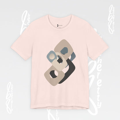 Flow Graphic Tee - Becheretty Minimalist Design - Perfect for art enthusiasts - Stylish Casual Wear