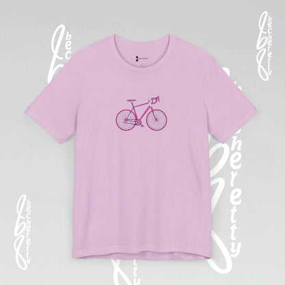 Pink Bike - Graphic T-Shirt Becheretty - Perfect gift for Bike Lovers - Casual Wear