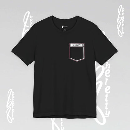 Becheretty Pocket - Minimalistic T-Shirt Desing - Unisex - Casual Wear