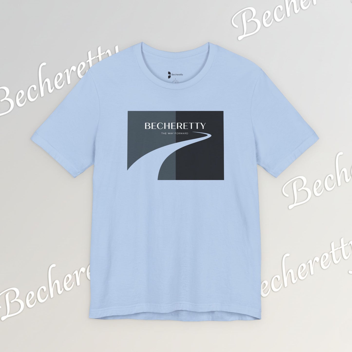 The Way Forward | Minimalist Cubist Graphic Tee Becheretty - Casual Wear, Gift Idea, Streetwear, Everyday Comfort