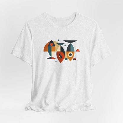 Abstract Harmony Tee Becheretty - Casual Wear, Gift for Friends, Everyday Comfort, Unique Artwork