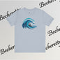 Ocean Wave Surf Tee — The Art of Surf - Graphic Minimalist Becheretty - Surfing is just painting — the ocean is the brush