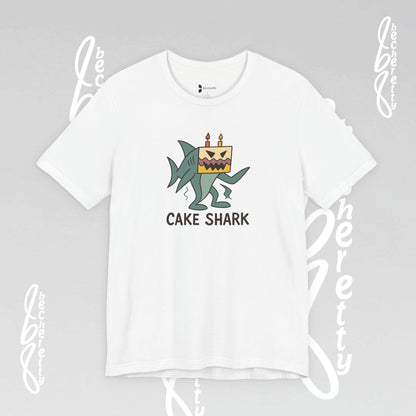 Cake Shark Tee - Designed by a 10-Year-Old - Celebrate Neurodiversity - Casual Wear